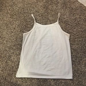 Fruit of the loom, white shirt.